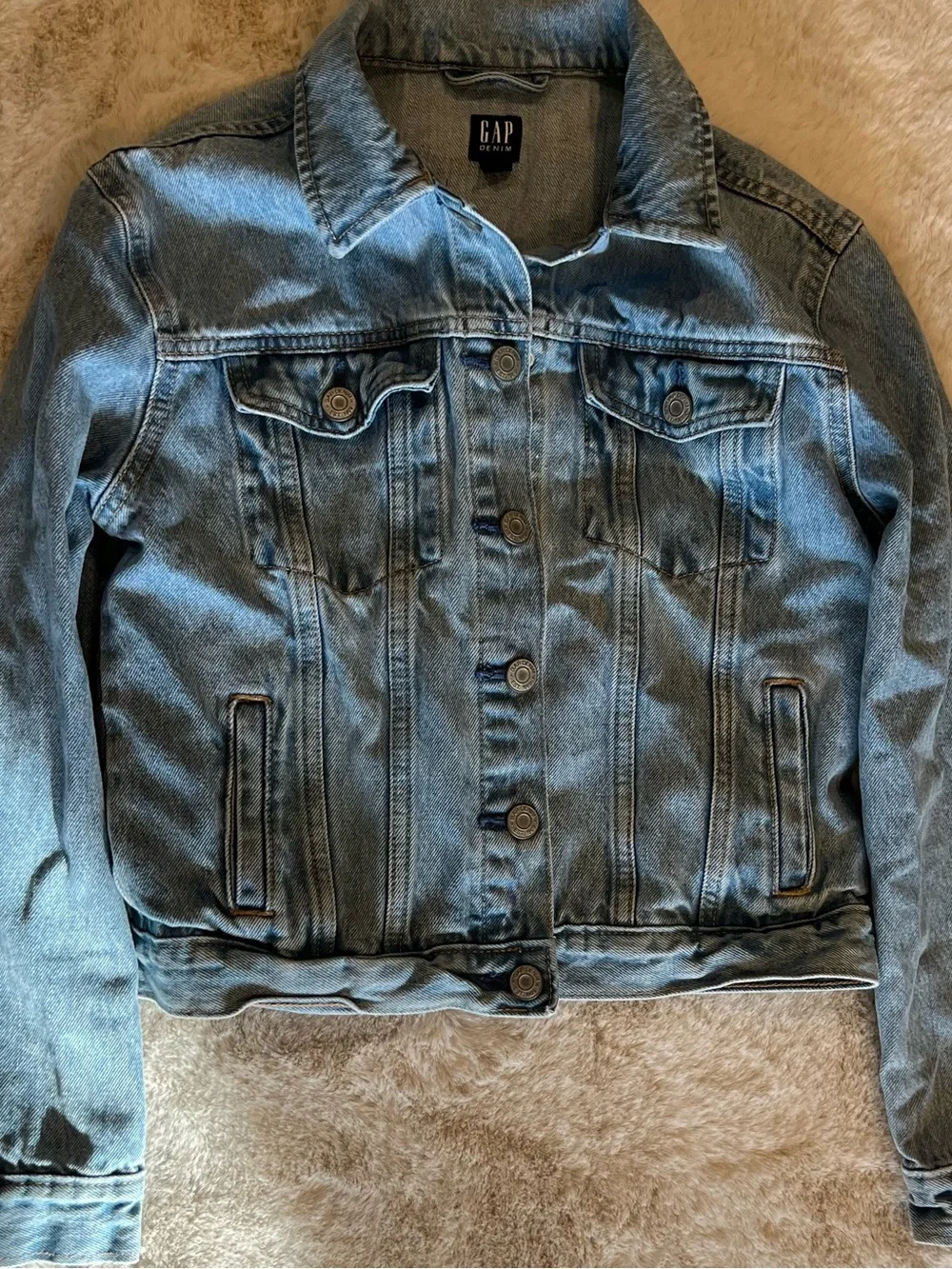 GAP Light Blue Washed Denim Jacket